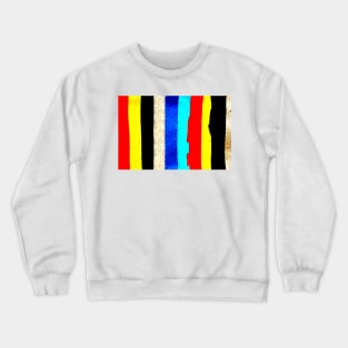 Colourful Vertical Stripes Crewneck Sweatshirt